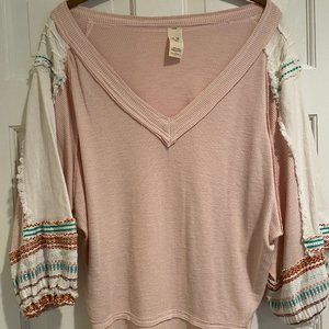 Free People 'We the Free' Long Sleeve Top